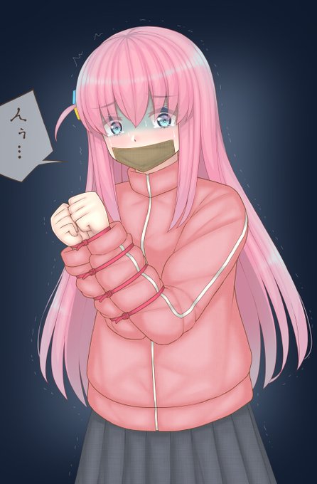 結束バンドで捕まったぼっちちゃん… 