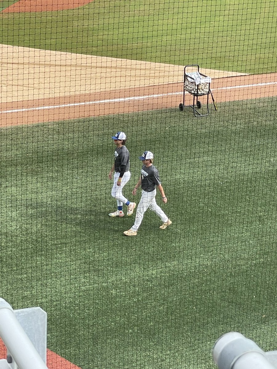 MomHeatherly's tweet photo. Watching @Ryancerrone1 and Thomas,  two of @A3_Trojans finest as they put in work at the UCF baseball prospect camp! https://t.co/xe6expRvLK
