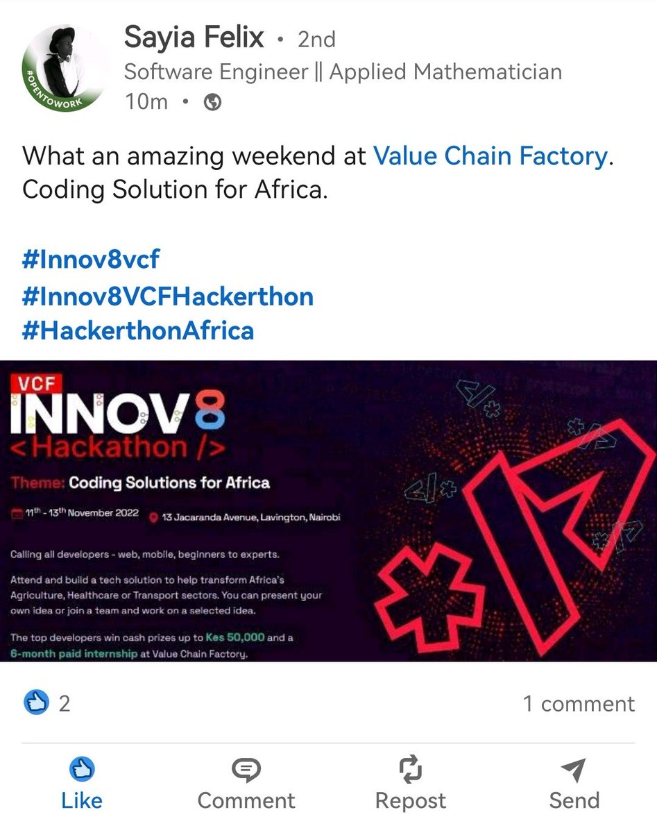 VChainFactory's tweet photo. #innov8hackathon https://t.co/cThbqeQ0yj