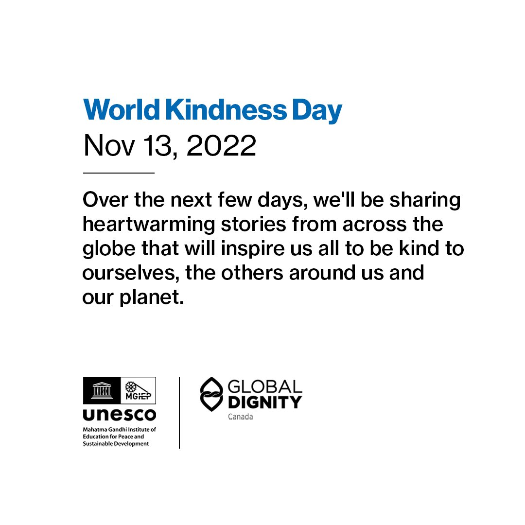 UNESCO_MGIEP's tweet photo. UNESCO MGIEP in collaboration with @GlobalDignityCA  has collected over 5 million kindness stories! 

Read more here: https://t.co/S0BZDf4P13 

#Kindness #actsofkindness https://t.co/lHQ91mmJPY