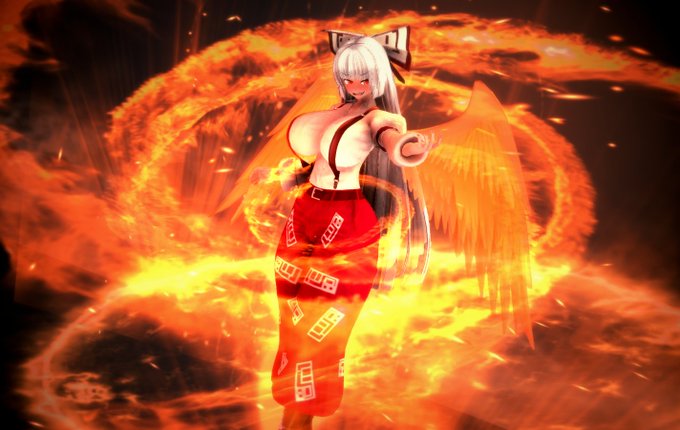 妹紅「あんたも派手に燃やしてやるよぉ!!!」 