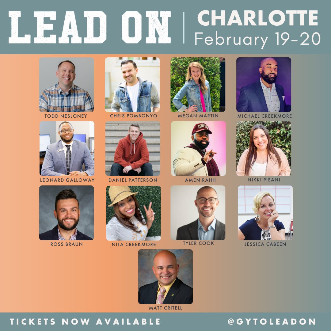 I’ve got a FREE registration for #GetYourLeadOn in #Charlotte!! 

Want to win it??

1. Share this post. 
2. Tag a friend in the comments who should go with you!

Winner selected Tuesday 11/15