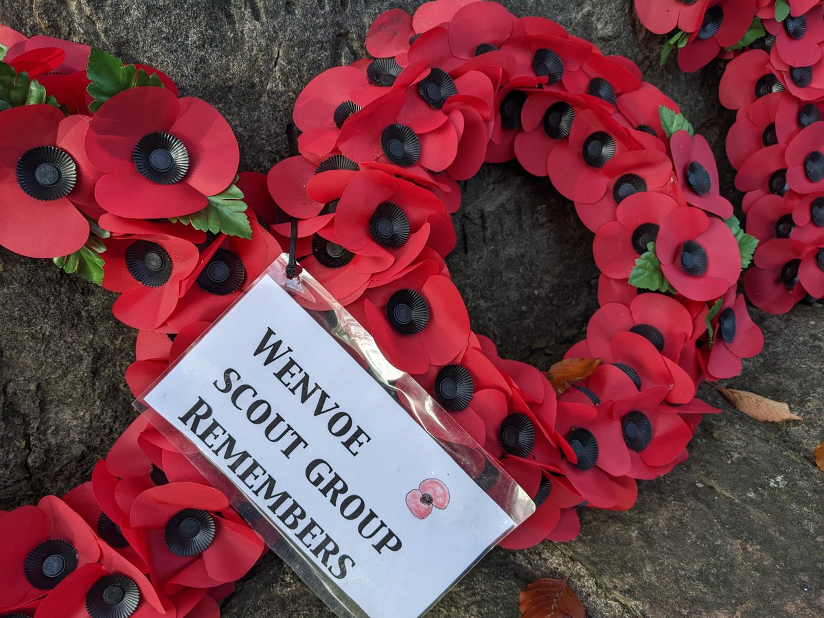 We will remember them. #Wenvoe #RemembranceSunday @GwenfoCWPrimary @penarthdistrict @CardiffValeArea @standrewsmajor @penllanparish @ScoutsCymru