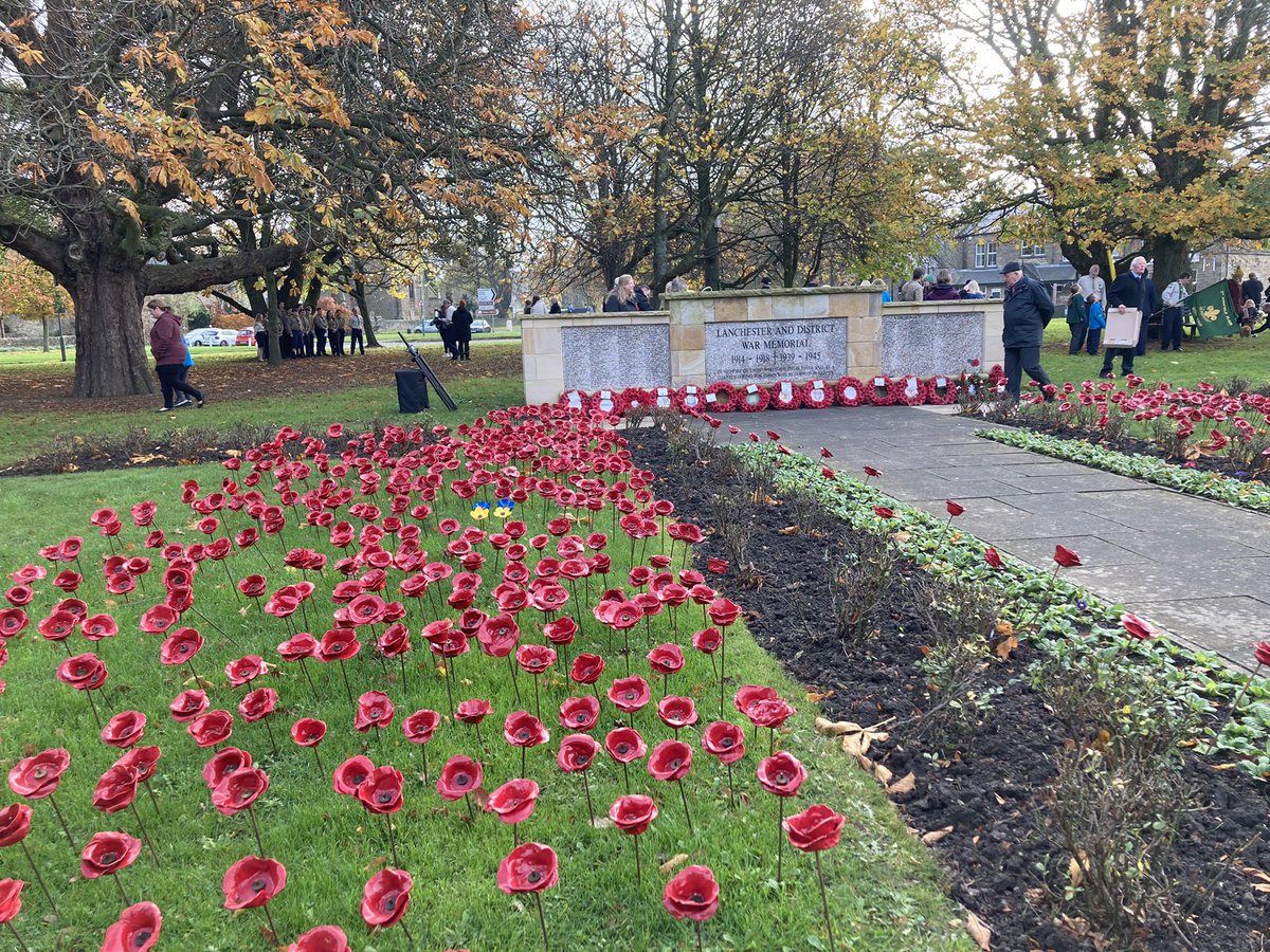 lanchesterbrass's tweet photo. An honour as always for Lanchester Band to play at the Remembrance Day commemoration on the village green in Lanchester his morning……we will remember them 🌺 https://t.co/TyS3EiuC1N