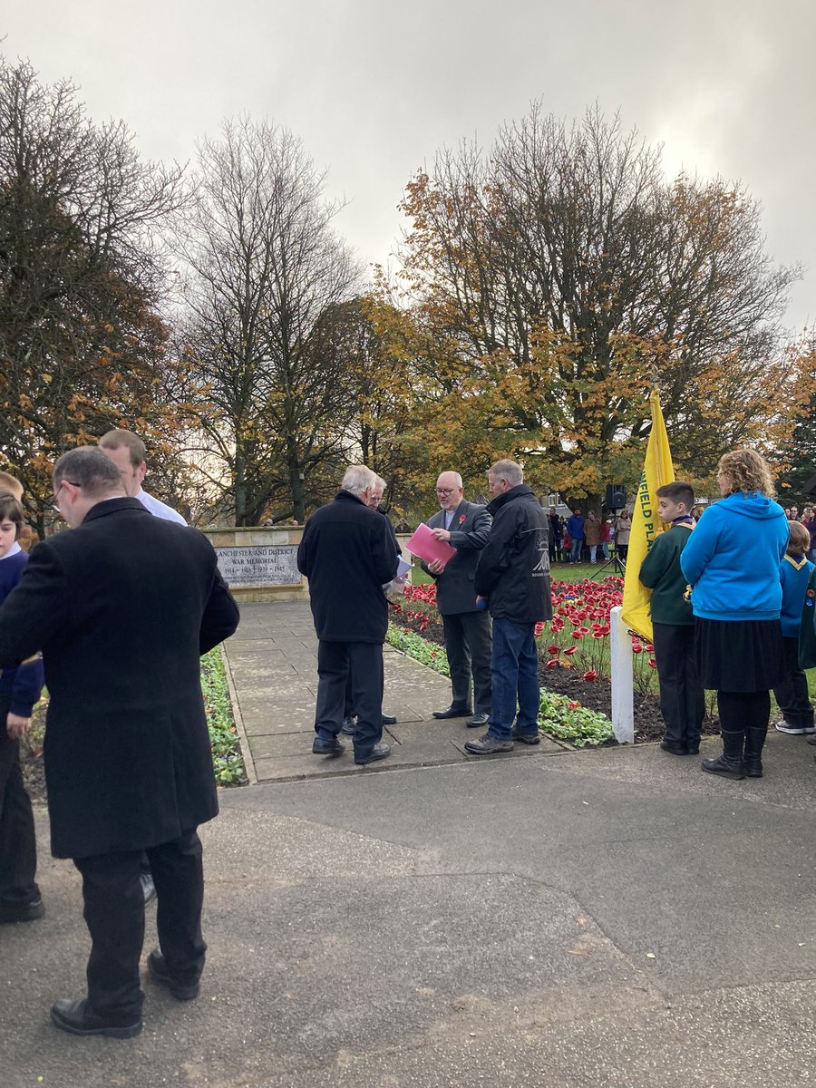 lanchesterbrass's tweet photo. An honour as always for Lanchester Band to play at the Remembrance Day commemoration on the village green in Lanchester his morning……we will remember them 🌺 https://t.co/TyS3EiuC1N