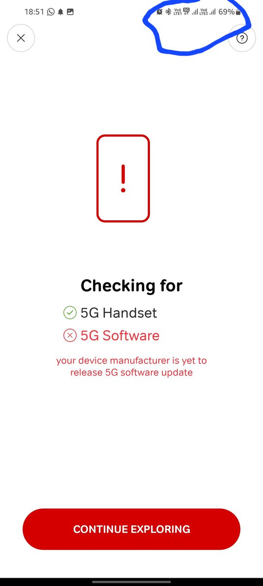 mayurc_211's tweet photo. Airtel 5G check on Airtel Thanks app. 🤔🤣😅

Screenshot on S21 Ultra.

@TelecomTalk @praaatiiik @jonesyoutubejt @gizmoddict @stufflistings how does the 5G check work? https://t.co/krw6vUNyK5
