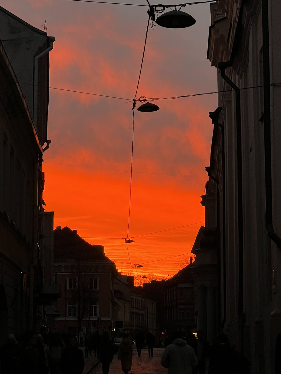 Sunset in Vilna 🇱🇹