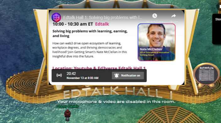 MsDanielsStormy's tweet photo. 💡Ready for another day of learning at #EdCon22!
🤯Did you know you can catch these amazing EdTalks even if you are not registered! YEP! https://t.co/UPt0SxFqLw