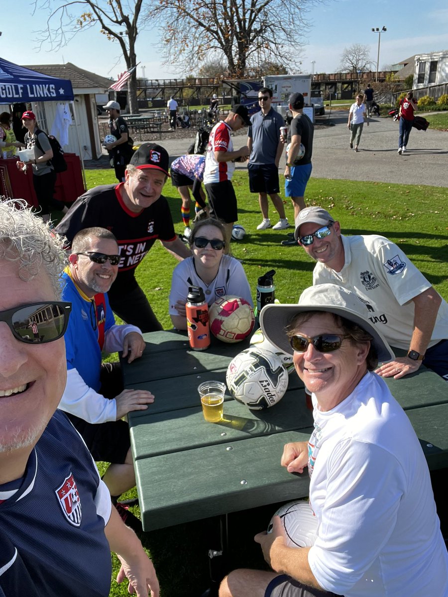 coachtodaro's tweet photo. @davejsports @dcunited #HooYaa a great 😎day for friends, ⚽️⛳️foot golf, 🧃adult beverages, and meeting all our best friends-DJ legend-compadres for a great fun event, cause #EndMS #SEASALT #SilverFoxFC #SHA https://t.co/ATiBlk2TZt