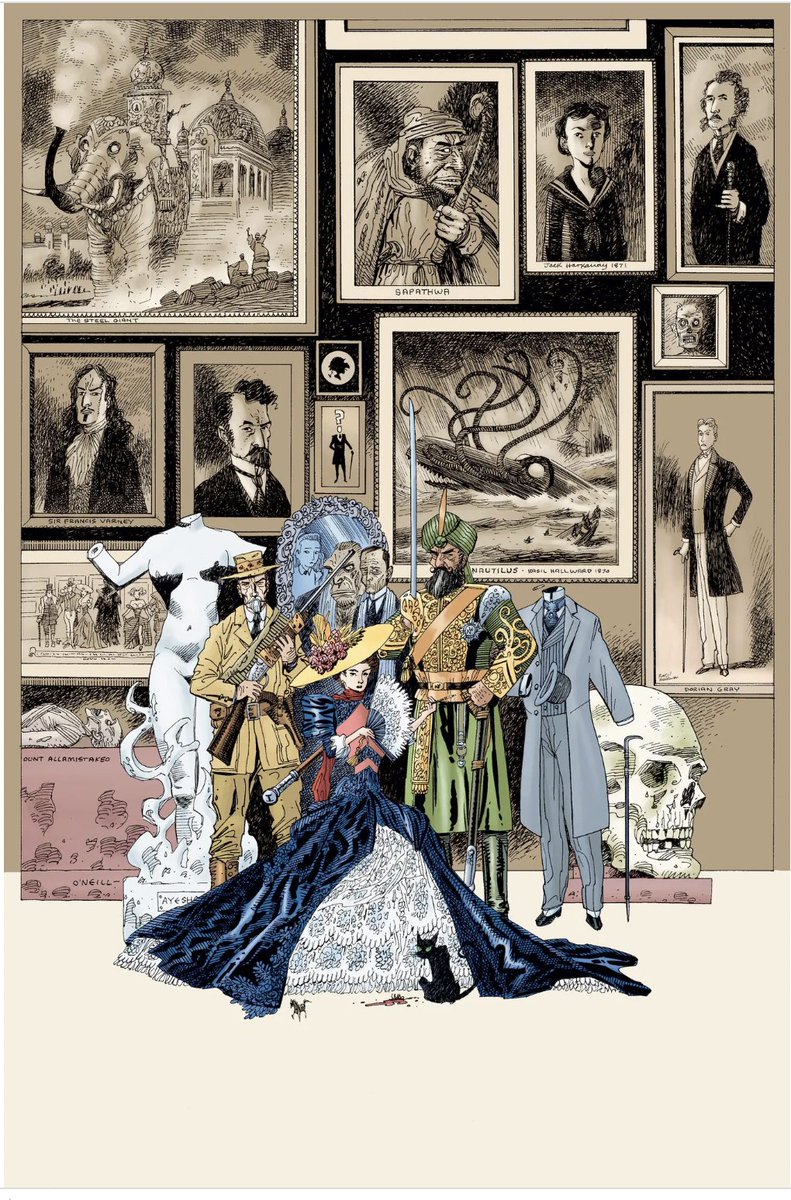 The New York Times asked Alan Moore for an obituary statement about his longtime collaborator Kevin O'Neill. Moore being Moore, he wrote a lovely 800 words far too long to use. Here it is.