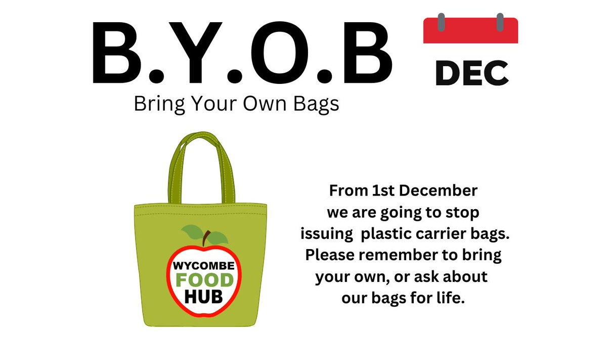 In an effort to reduce waste, shoppers who visit us will soon no longer be able to pick up a plastic bag in the store. From 1st December we encourage customers to bring their own bags to save plastic waste or use one of our reusable cotton bags.