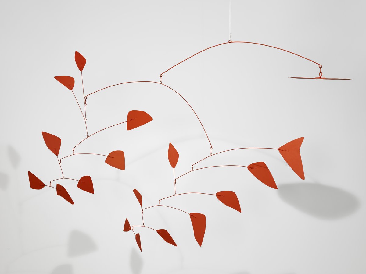 Alexander Calder's "Red Sumac," (1972) is on view as part of “Every Kind of Wind, Calder and the 21st Century"—now on view at the gallery through January 28.

#alexandercalder