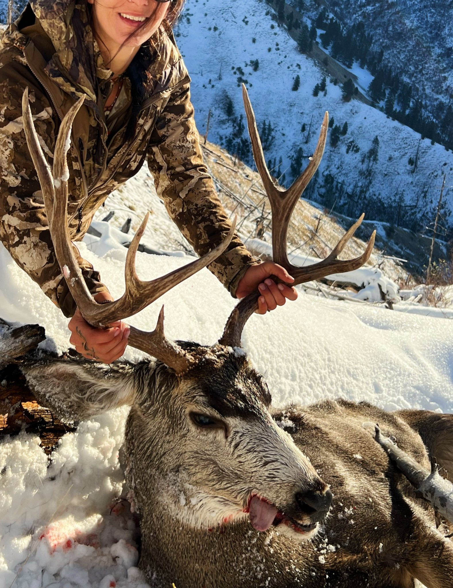 Bionka on Twitter "Got my buck! In some of the hardest terrain I’ve