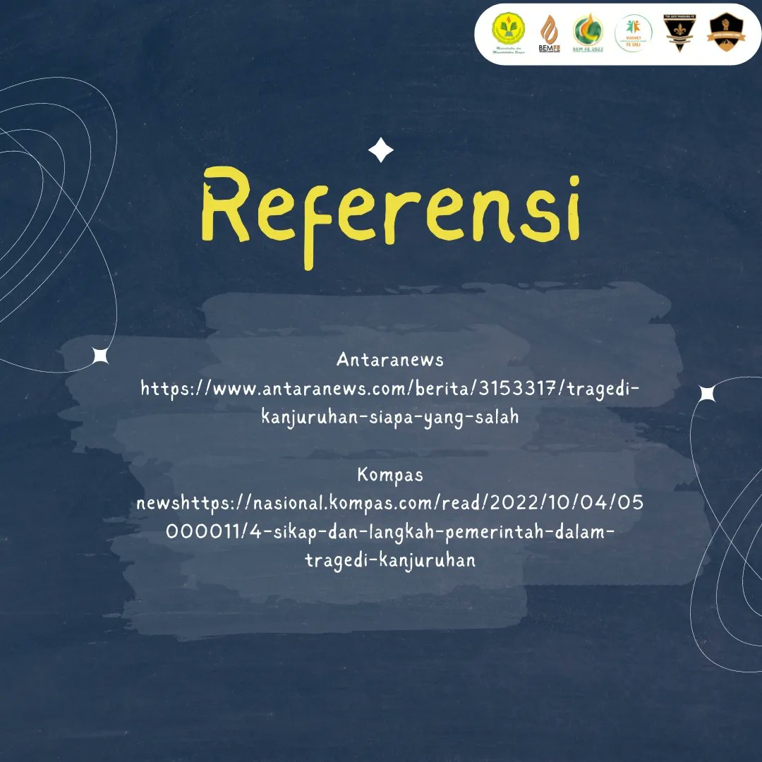Vera91359541's tweet photo. Halo, saya Vera Deyana Cindy, dari Prodi Bisnis Digital Kelompok 28 Fakultas Ekonomi Universitas Negeri Jakarta.

Kelompok kami mengangkat salah satu kasus, yakni Tragedi Kanjuruhan.

#SEC2022
#BergerakWalauTergantikan
#TanpamuKamiKurangSatu
#HidupMahasiswa
#HidupRakyatIndonesia https://t.co/hFCqUoquP3
