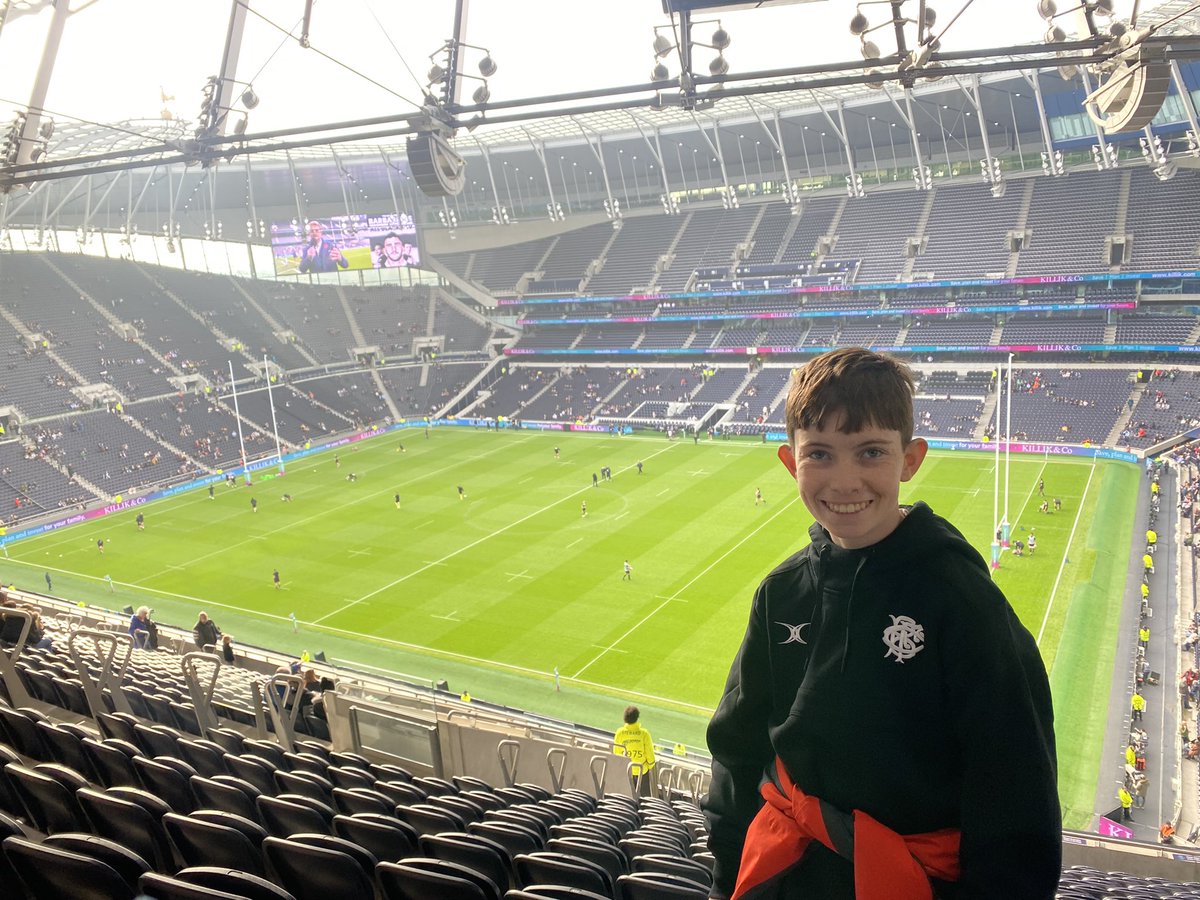 A first visit to the <a href="/SpursOfficial/">Tottenham Hotspur</a> stadium…..amazing place, thanks <a href="/Tickets4Troops/">Tickets For Troops</a> <a href="/Barbarian_FC/">Barbarian FC</a> #killikcup #barbariansrugby