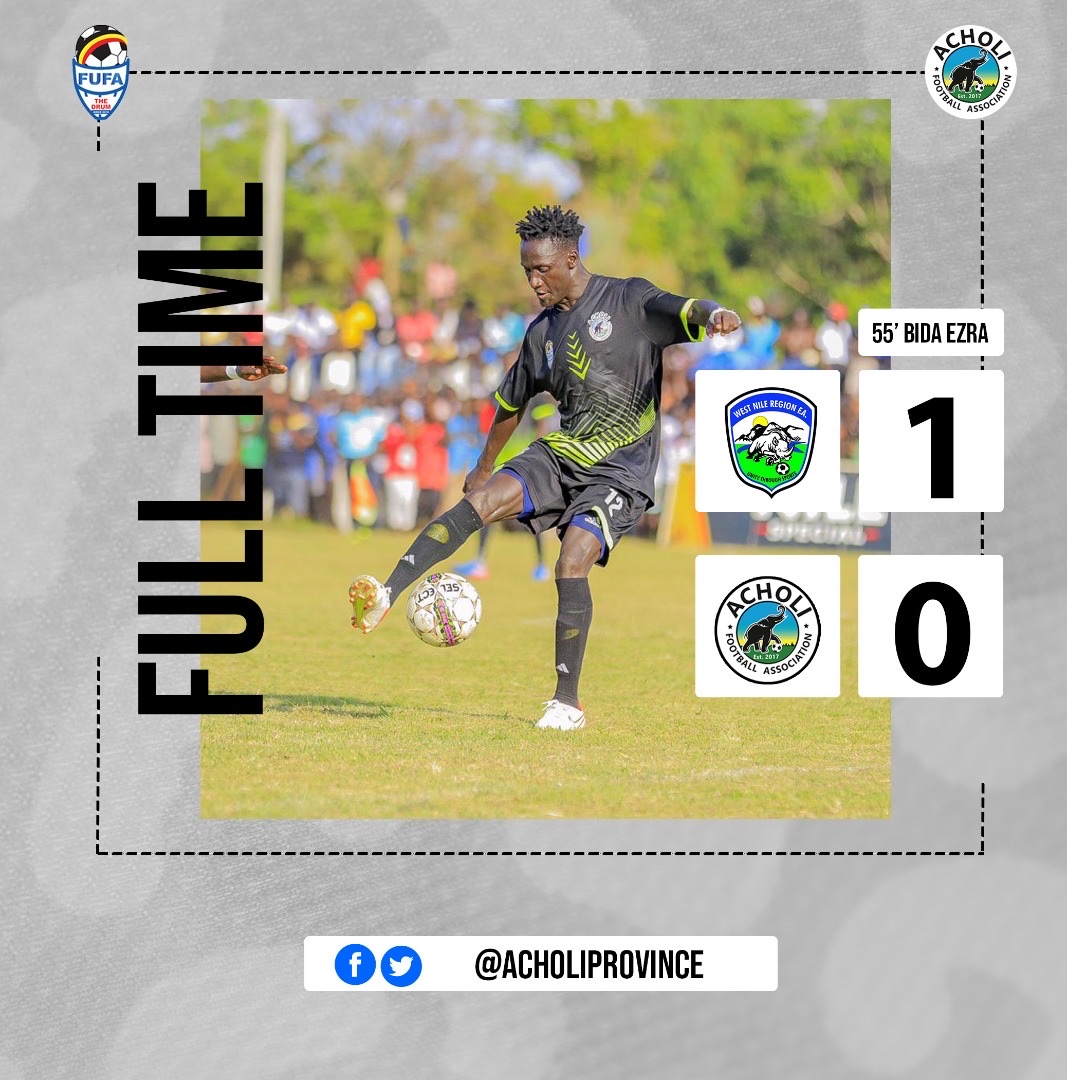 AcholiProvince's tweet image. ⏱️90+3’ | FULL TIME
We fall behind in the first leg!
Work to do at home in the second leg.

West Nile 🟢 1-0 ⚫️ Acholi 

#KodiPaLyeci | #WNLACH