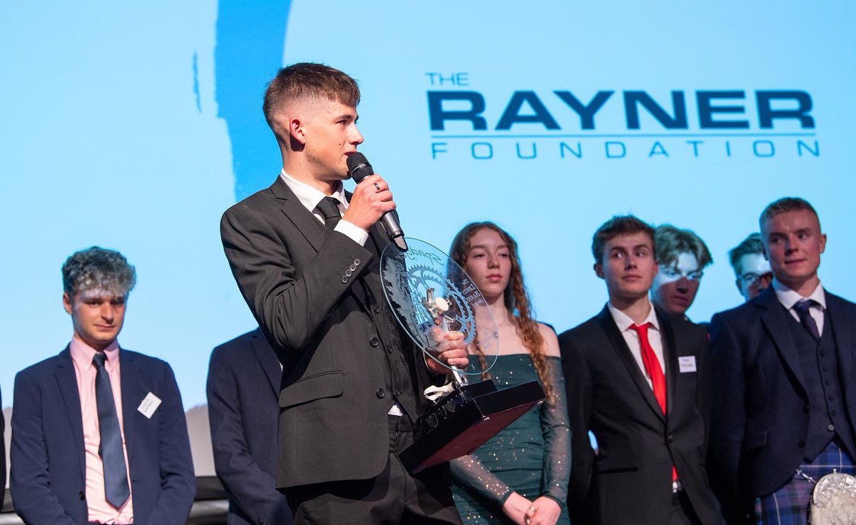 Lovely to be awarded rider of the year @DaveRaynerFund dinner last night. A great evening for a wonderful cause. Thanks for the support this year!  
#raynerfoundation