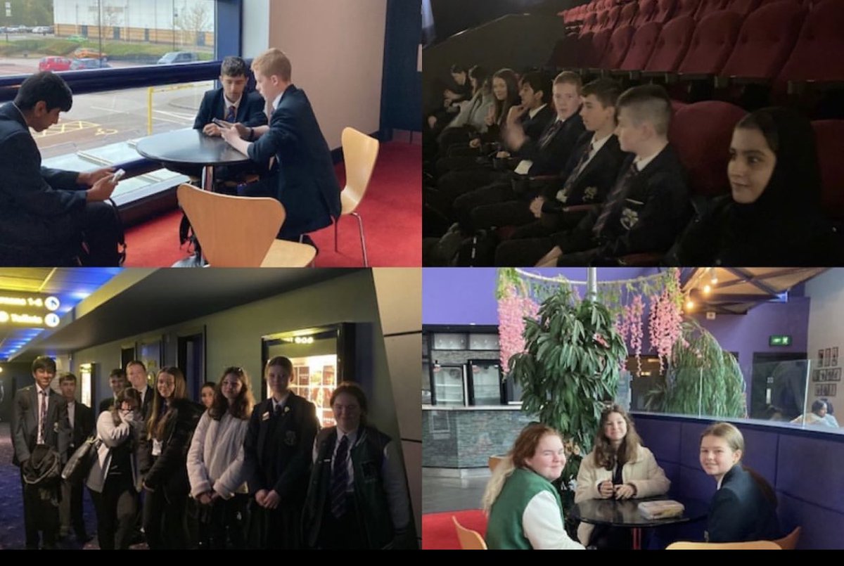 DerbyHighExArts's tweet photo. This week our media students went off to the cinema for research purposes. They had a successful visit and thoroughly enjoyed working at the venue. #media #film #cinema #filmandscreen #CelebrateArtsmark https://t.co/zyG5y9xsM2
