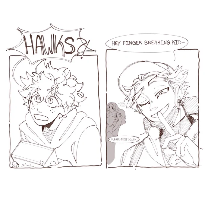 WIP of a future comic I call "fanboys meet" 