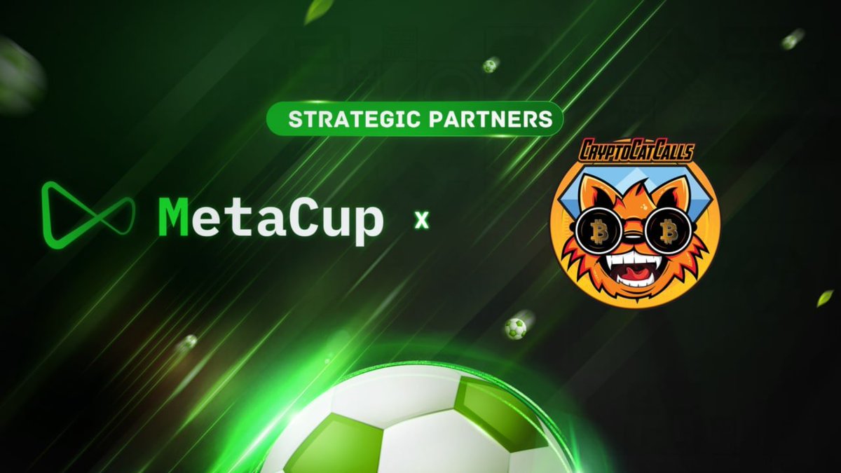 MetaCupOfficial's tweet photo. 🔥We are pleased to announce a partnership between CryptoCat CALLs and MetaCup🔥

💥 CryptoCat CALLs will work with us to build the Web3 MetaCupverse

✈Take eyes on our Next partnership. 
🥊Something big is coming and please stay with us! https://t.co/frtu1wHJcI