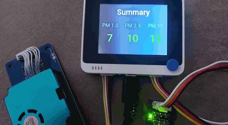 WioAirMonitor, smart air quality monitor (with GPS) based on <a href="/seeedstudio/">Seeed Studio</a> #WioTerminal and #Grove sensors.

Can send data to <a href="/adafruit/">adafruit industries</a> AdafruitIO cloud service.

Blog post: lucadentella.it/en/2022/11/13/…
Github: github.com/lucadentella/W…