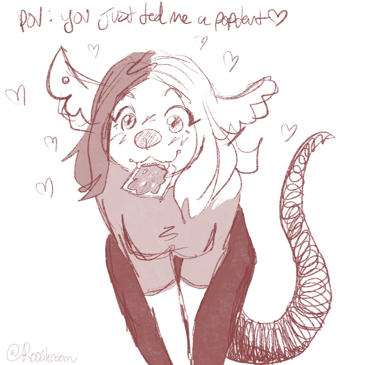 Rooshroom's tweet photo. drunk doodles from the other night… 🥴 https://t.co/zc90okZoUg