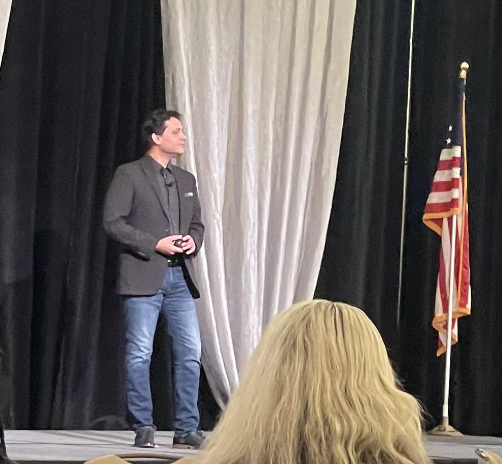 I’ve heard his message three times. He’s so right. When we focus on our commonalities, we recognize our differences become irrelevant. <a href="/RaviUnites/">Ravi Unites</a> #KASBConvention