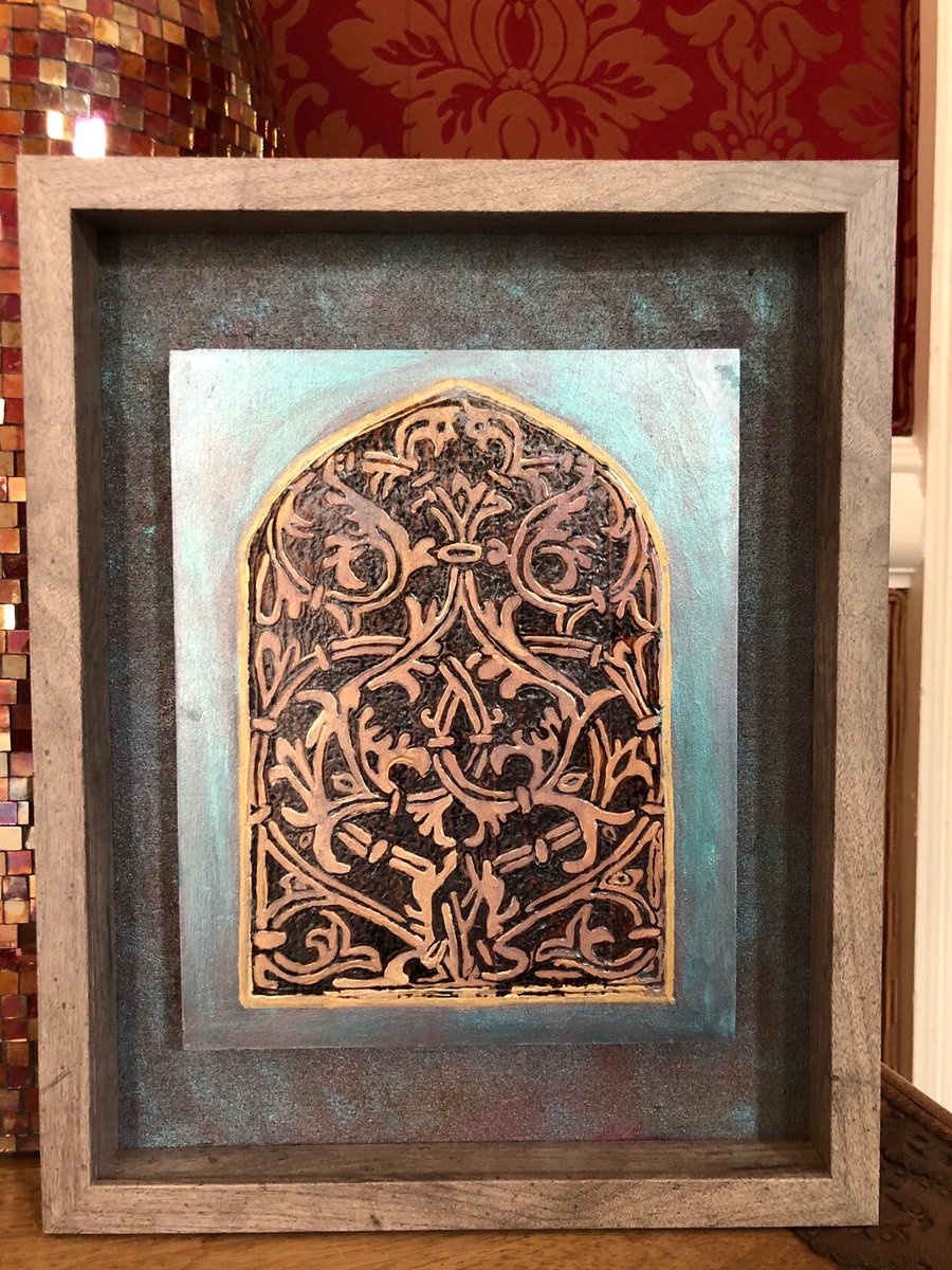 TheArabesque's tweet photo. #WindowPattern #InterlaceWindow The Arabesque 11" x 14" Medieval Arabesque Window Shadowbox Wallhanging or Shelf art; Mamluk Art; Islamic Art; Zahir Baybars; Medieval Cairo
https://t.co/8DDTCWmvJo https://t.co/wQ4YSrhCKg
