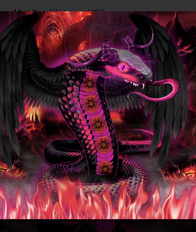 The Female Dark Poly Demon Snake! NFT #00999, A Very Unique &amp; Rare Entity From The Dark Realms Of Poly Snake World! 

➡️➡️➡️ linktr.ee/polysnakepets/

#polysnakepets #polysnakenft #demon #demonsnake #snake #snakesofinstagram #snakekeeper #snakelover #snakelove #snakelife #snakenft