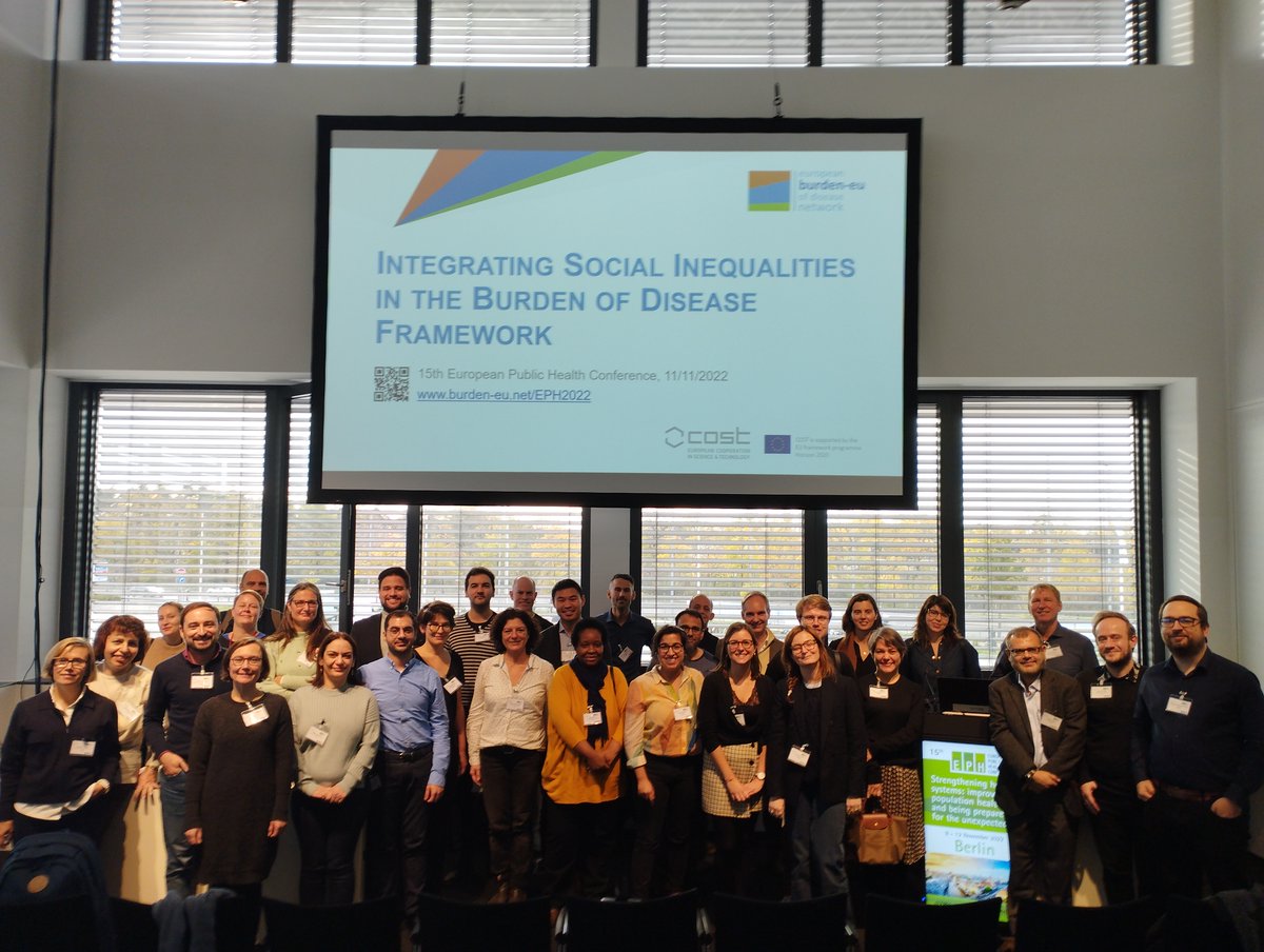 BurdenEU's tweet photo. 🏁 That's a wrap!

🙏 The 15th European Public Health Conference #EPH2022 was a great opportunity to meet up and discuss #BurdenOfDisease

🔗 We will make the presentations available via our website https://t.co/Zh9Yd2N5Zn https://t.co/Sy2bCOq5Xb