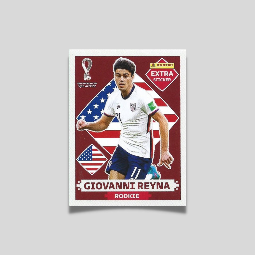 brazilstickers's tweet photo. Giovanni Reyna - Rookie
Equipe: Estados Unidos
Coleção: FIFA World Cup 2022 - Extra Sticker
Editora: Panini Brasil

Figurinhas avulsas à venda no site. Link na Bio.

#EUA #USA #Rookie #ExtraSticker #Legends #Qatar2022 #Panini #Stickers #TradingCards https://t.co/xSosUdBc5I