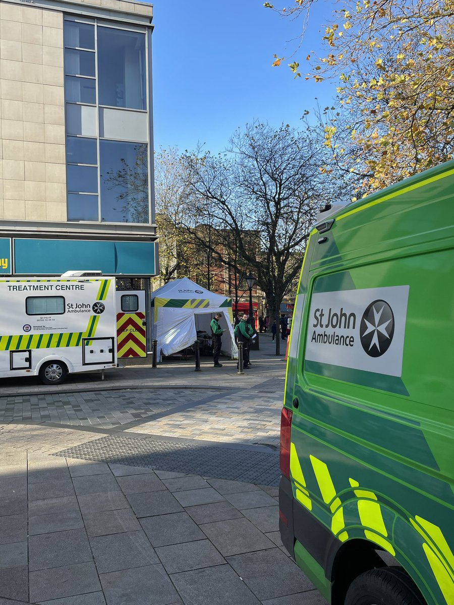 The team are out supporting the Remembrance Parade in Preston City Centre today. “At the going down of the sun and in the morning, We will remember them.”