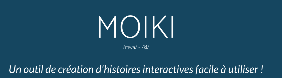 EveChambon's tweet photo. 💡 Moiki : outil de création d'histoires interactives 📗
https://t.co/3Lm7bi4FLP
Créer un #EscapeGame, #ludifier ...outil qui me parait très riche ...
@MoikiStories
Gratuit avec inscription
Lien vers une présentation de @melfenaert et Delphine Briot à Ludovia. Merci :-) 🔽 https://t.co/JCu9ixj89p