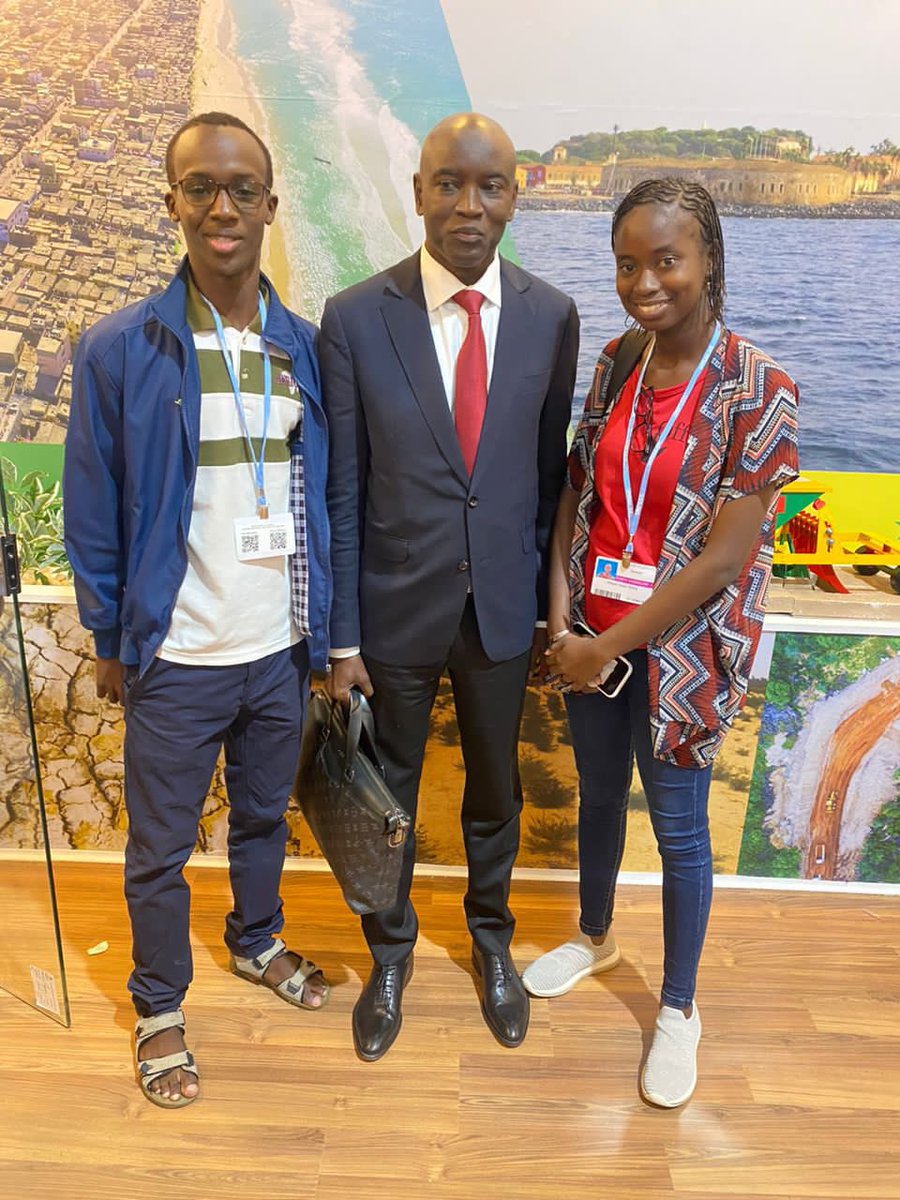 Toujours en compagnie de nos collègues Mme <a href="/Fanta_Senegal/">Fanta Camara ❤️🇸🇳</a> et M. <a href="/Aly_Ngouille/">Aly Ngouille Ndiaye</a>, Ministre de l’agriculture, de l’équipement rural et de la souveraineté alimentaire! Le Sénégal 🇸🇳 est bien représenté à la #COP27
#cop27egypt #TogetherForImplementation #kebetu #Senegal <a href="/SarrYero2/">Yero SARR</a>