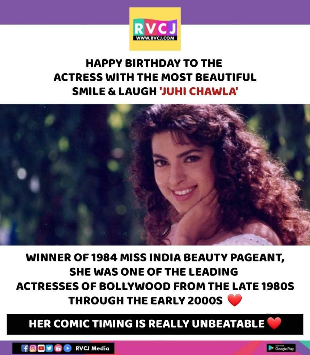 Happy Birthday Juhi Chawla!    