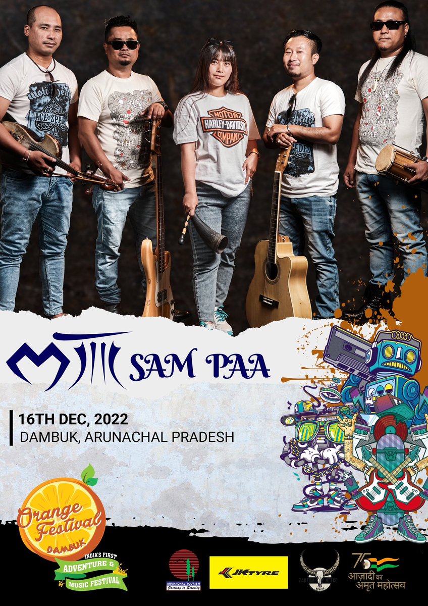 OFAM_Dambuk's tweet photo. SAM PAA is an experimental folk music band based in Imphal, Manipur. Originally, the band sprouted from folk and traditional music of Manipur to promote indigenous folk tunes and music in the world.
One unique feature of the band is the own created and local made instruments. https://t.co/jlkhIyJLpr