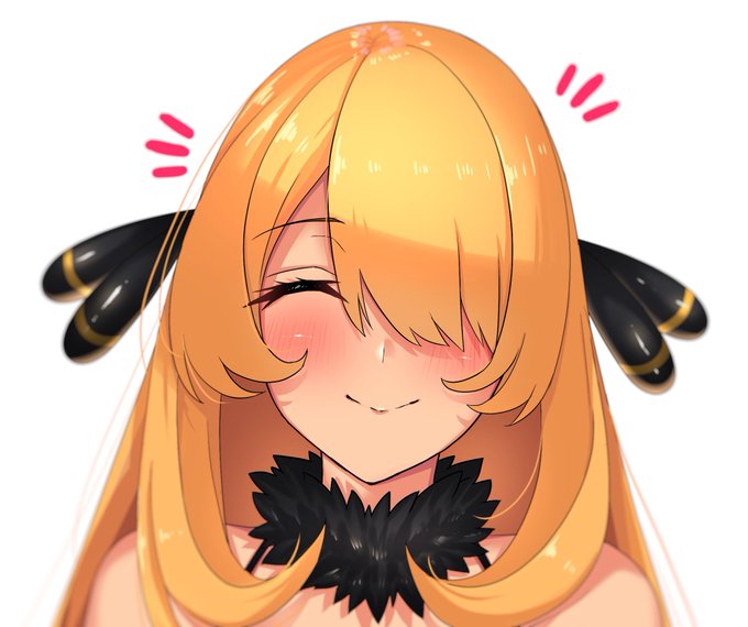 にこにこ笑顔のシロナお姉さん 