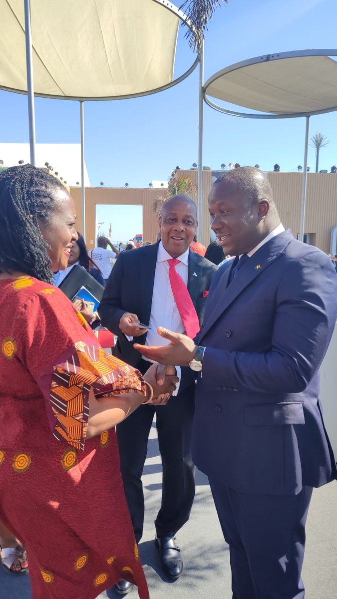Environment_Ke's tweet photo. Pictorial : Environment and Forestry, Cabinet Secretary, Hon Soipan Tuya with Ghanaian Minister of Lands and Natural Resources Hon. Samuel Abdulai Jinapor at the sidelines of #COP27 #ForestandClimate #ForestandLanduse
#ClimateAction #OnlyOneEarth https://t.co/oi37MrH0S7