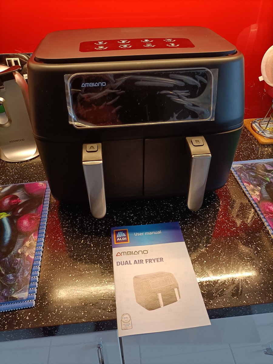 Set up ready to use Aldi Air Fryer! #aldi #aldiairfryer #airfryer #lucky