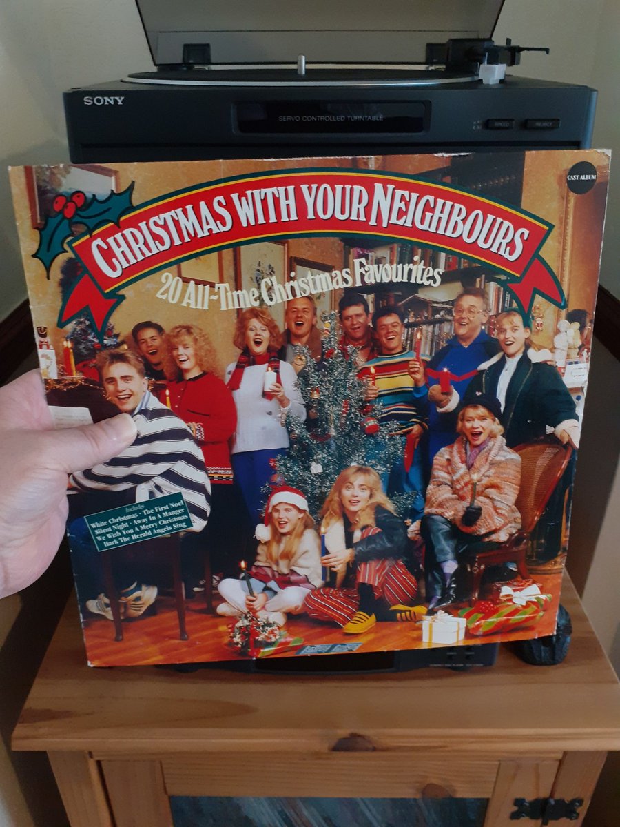 Keef_B_1's tweet photo. So, here's how the conversation went.
My Wife: "Is it too early to play this".
Me: "YES come back in 20 years with it".😂
#Neighbours #Christmas #NowNOTPlaying #Playlist #music #musicislife #vinyl #vinylrevival #vinylrecords #vinylcommunity #SundayMorning
@NeighboursTV
🙏❤✌ https://t.co/yojsSNeZkc