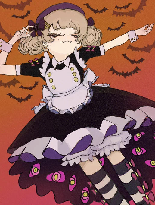 ハロウィンにあげようと思って間に合わなかった絵 