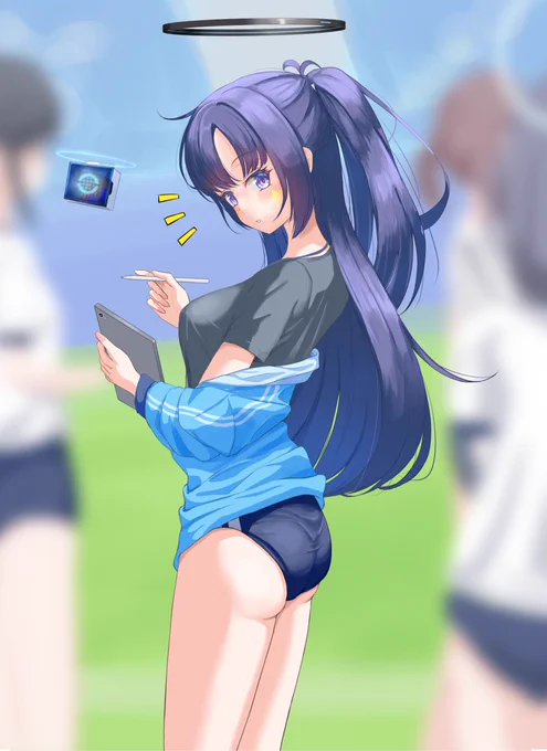 体操服ユウカ見て記憶が蘇りました実はみんなに内緒でユウカと付き合ってますユウカも昔に比べてずいぶん愛嬌あるところ見せるようになったなって#ブルアカ #BlueArchive #早瀬ユウカ 