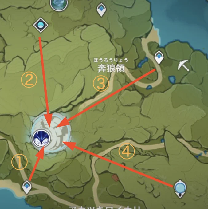 みんなはどのルートで行く!?#原神 