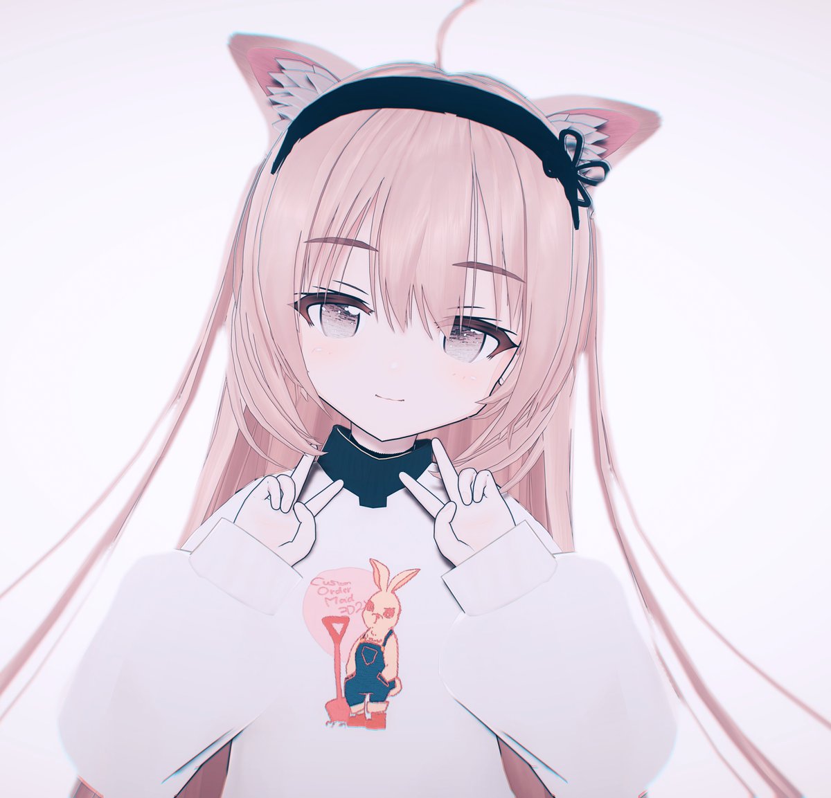 にこにこダブルピースすき 