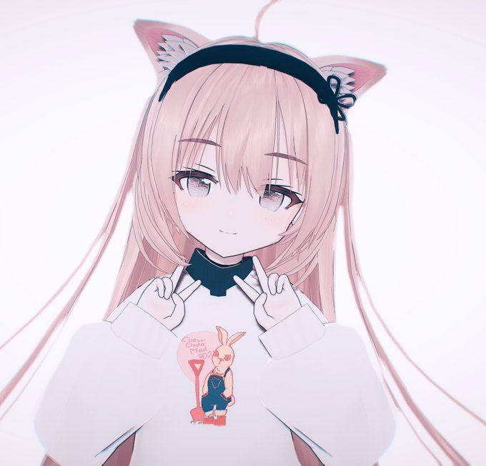 にこにこダブルピースすき 