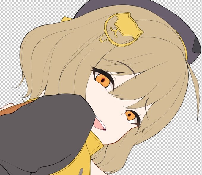 アニスちゃん描いてる 