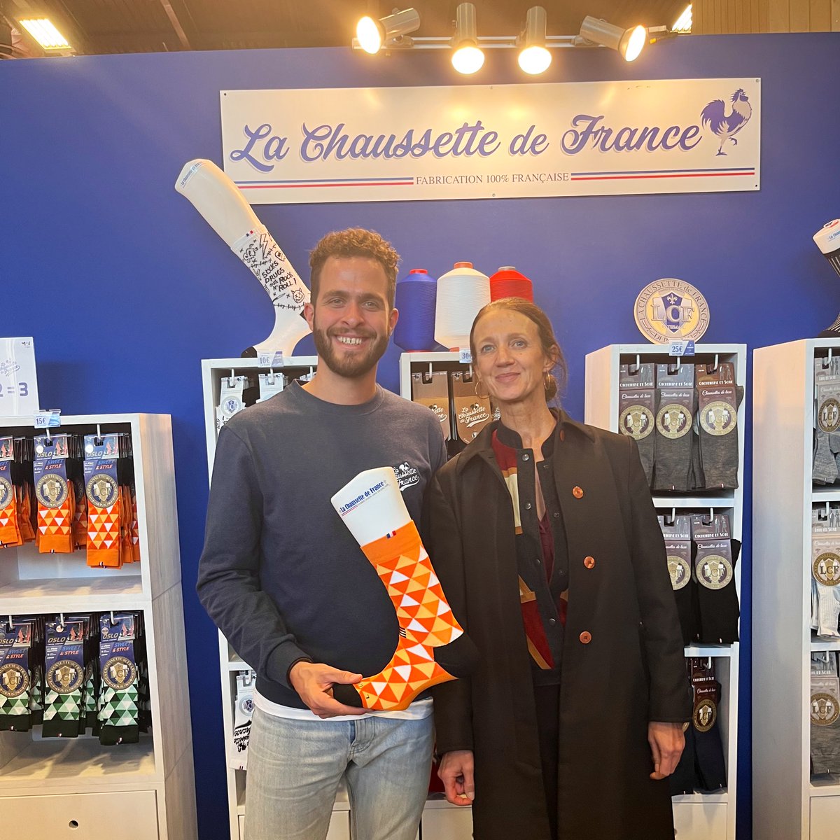 GaginPaoli's tweet photo. 3/3 🙏 aux aubois présents sur le Salon pour leur accueil et les riches échanges ! @GarconsFrancais @Groupe_SOLER @FDessauw @LCF_Chaussettes 
Des produits de qualités représentants une réelle plus value pr l’Aube et la France qui décarbone 🇫🇷✨ #MadeInAube #MIFexpo https://t.co/KecHlTbqYM