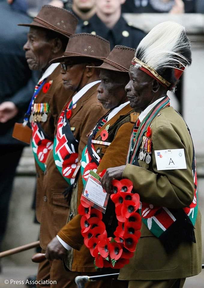 🙏🏾💙🖤👑 Kings African Rifles from Remembrance Day 2015