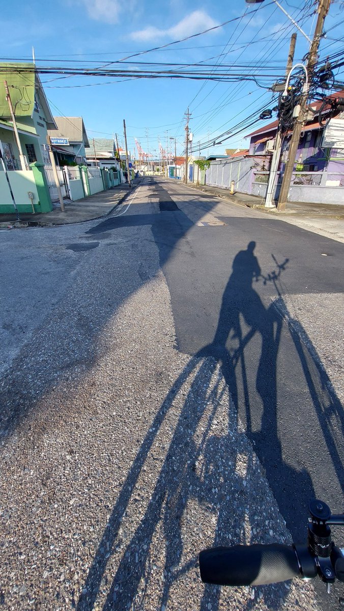 TT_Fietser's tweet photo. Happy Sunday...patches are still better than potholes! One day, the streets of the city would be car-free, or at least have bike lanes.
#LeadershipMatters #TinyIslands https://t.co/ceDd63ntHv