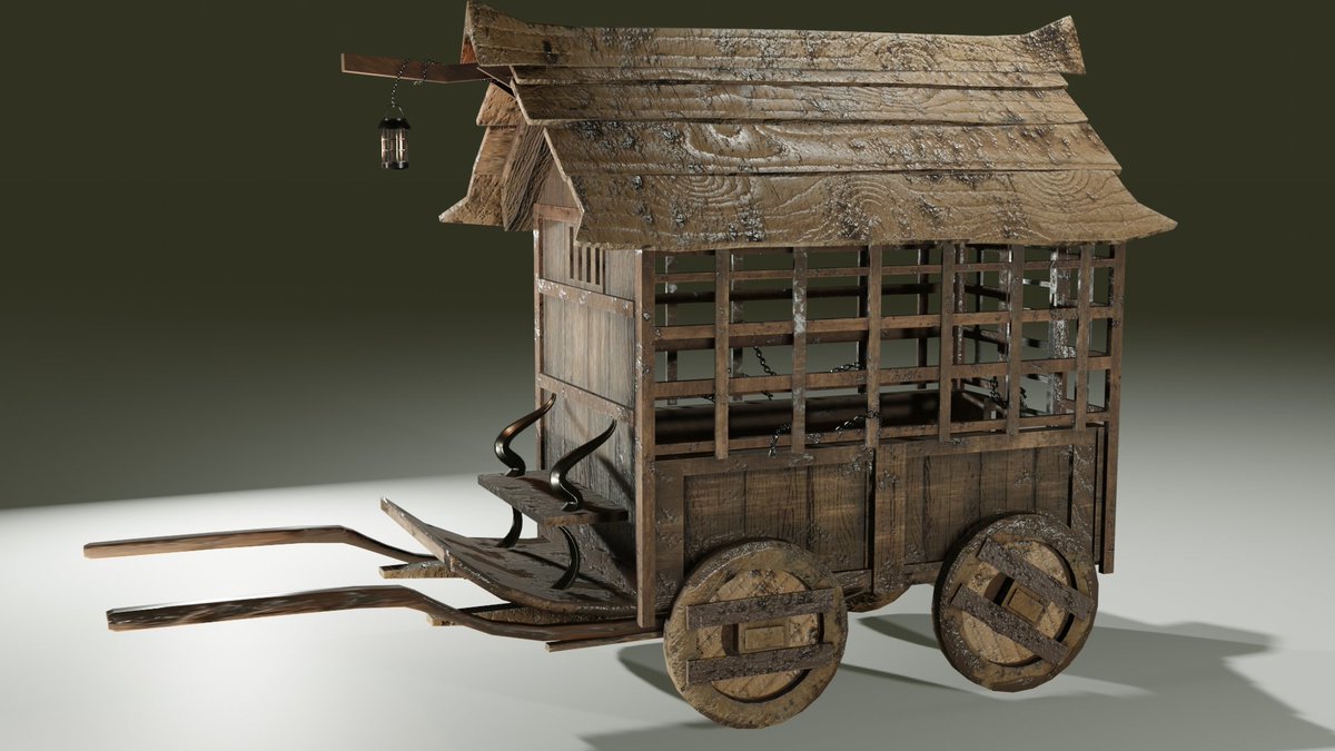 ETHphone's tweet photo. New practice for me :D
Prisoner carriage (cart cage) via @artstationhq https://t.co/ndxlYJ6V29 
#3dmodel #cage #cart #modeling #art https://t.co/yn6gCLd8tD
